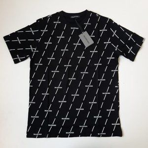 Balenciaga Casual Tshirt Men's Short Sleeve Cotton